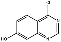 4-クロロ-7-ヒドロキシキナゾリン 化学構造式