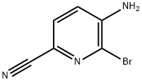 5-AMino-6-broMopicolinonitrile Struktur