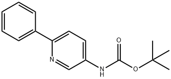 3-N-BOC-AMINO-6-PHENYLPYRIDINE Structure