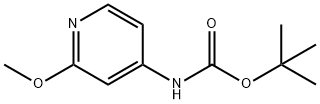 (2-METHOXY-PYRIDIN-4-YL)-CARBAMIC ACID TERT-BUTYL ESTER Struktur