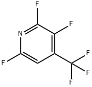 2,3,6-三氟-4-(三氟甲基)吡啶,84940-46-5,结构式