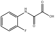 [(2-フルオロフェニル)アミノ](オキソ)酢酸 化学構造式