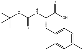 BOC-L-2,4-DIMETHYLPHE 化学構造式
