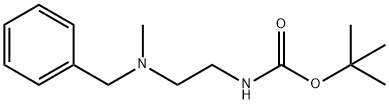 1-N-BENZYL-1-N-METHYL-2-BOC-ETHANE-1,2-DIAMINE 化学構造式