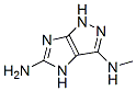 Imidazo[4,5-c]pyrazole-3,5-diamine,  1,4-dihydro-N3-methyl-  (9CI) 结构式