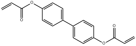 4,4'-二丙烯酸联苯酯 结构式