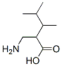 Pentanoic  acid,  2-(aminomethyl)-3,4-dimethyl- Structure