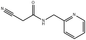 2-cyano-N-(pyridin-2-ylmethyl)acetamide Structure
