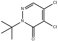 2-(TERT-BUTYL)-4,5-DICHLORO-2,3-DIHYDROPYRIDAZIN-3-ONE Struktur