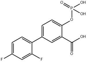 Diflunisal Phosphate Struktur