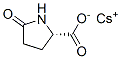 cesium 5-oxo-L-prolinate 结构式