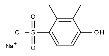 sodium hydroxydimethylbenzenesulphonate Structure