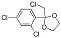 2-(chloromethyl)-2-(2,4-dichlorophenyl)-1,3-dioxolane 结构式