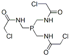 N,N',N''-[phosphoryltris(methylene)]tris[2-chloroacetamide] Structure