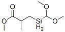 methyl 3-(dimethoxymethylsilyl)isobutyrate 结构式