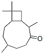 2,6,10,10-テトラメチルビシクロ[7.2.0]ウンデカン-3-オン 化学構造式
