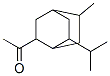 1-[5-methyl-7-(1-methylethyl)bicyclo[2.2.2]oct-2-yl]ethan-1-one Struktur