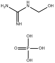 (hydroxymethyl)guanidinium phosphate Structure