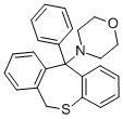 11-Morpholino-11-phenyl-6,11-dihydrodibenzo(b,e)thiepin Struktur