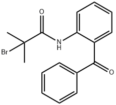N-(2-benzoylphenyl)-2-bromo-2-methylpropanamide Structure