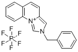 2-BENZYLIMIDAZO(1,5-A)QUINOLINIUM HEXAFLUOROPHOSPHATE, 97% 化学構造式