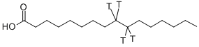 PALMITIC ACID, [9,10-3H(N)] Structure