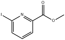 6-碘吡啶-2-甲酸甲酯 结构式