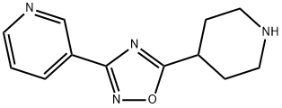 5-(哌啶-4-基)-3-(吡啶-3-基)-1,2,4-噁二唑, 849925-01-5, 结构式