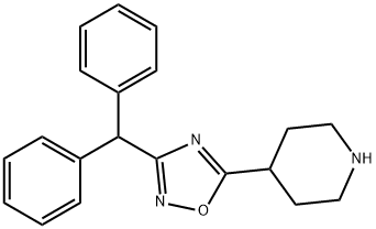 4-(3-BENZHYDRYL-1,2,4-OXADIAZOL-5-YL)피페리딘