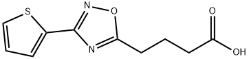 4-[3-(噻吩-2-基)-1,2,4-噁二唑-5-基]丁酸, 849925-06-0, 结构式