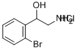 2-氨基-1-(2-溴苯基)乙醇 ,盐酸盐形式, 849928-37-6, 结构式