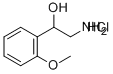 2-AMINO-1-(2-METHOXY-PHENYL)-ETHANOL HCL 结构式