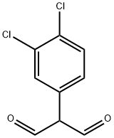 2-(3,4-ジクロロフェニル)マロンジアルデヒド 化学構造式