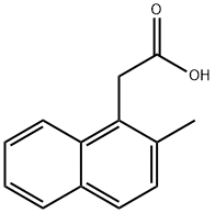 (2-甲基-1-萘基)-乙酸 结构式