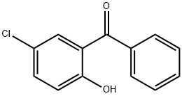 (5-クロロ-2-ヒドロキシフェニル)フェニルケトン 化学構造式
