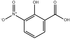 3-ニトロサリチル酸 化学構造式