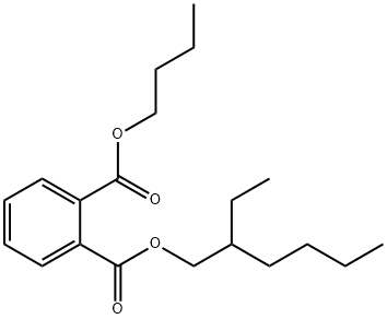 BUTYL 2-ETHYLHEXYL PHTHALATE Structure