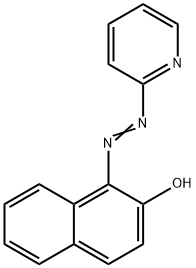 1-(2-吡啶偶氮)-2-萘酚,85-85-8,结构式