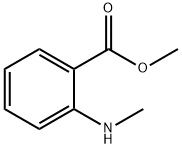 2-(甲氨基)苯甲酸甲酯,85-91-6,结构式