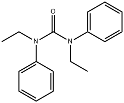 N,N'-二乙基二苯脲,85-98-3,结构式