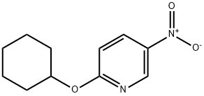 2-(Cyclohexyloxy)-5-nitropyridine Struktur