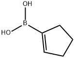 1-シクロペンテニルボロン酸 化学構造式