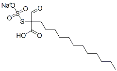 [2-[(ソジオスルホ)チオ]エチル]カルバミン酸ドデシル 化学構造式
