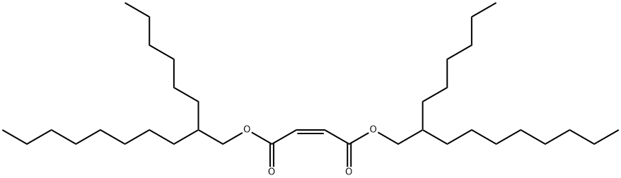 マレイン酸ジ(2-ヘキシルデシル) 化学構造式