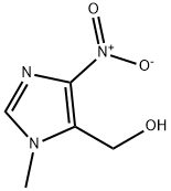 1H-Imidazole-5-methanol, 1-methyl-4-nitro- (9CI) 结构式