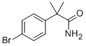 2-(4-BROMOPHENYL)-2-METHYLPROPIONAMIDE Struktur
