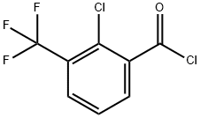 2-CHLORO-3-(TRIFLUOROMETHYL)BENZOYL CHLORIDE Structure