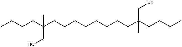 2,11-dibutyl-2,11-dimethyl-dodecane-1,12-diol 结构式