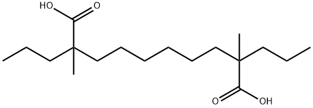 2,9-dimethyl-2,9-dipropyl-decanedioic acid 结构式
