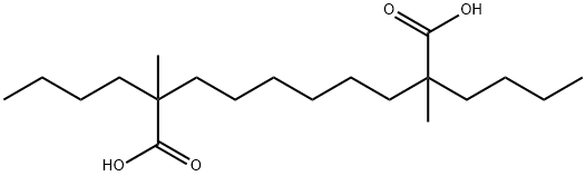 2,9-Dibutyl-2,9-dimethyldecanedioic acid 结构式